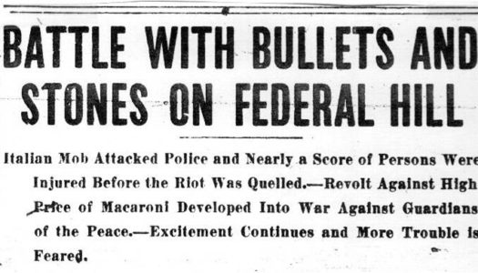 The Providence Macaroni Riots of 1914